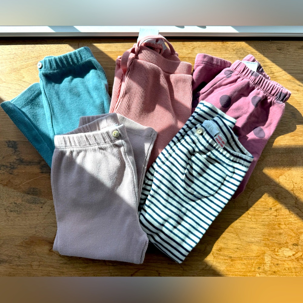 LOT 5 Zara toddler leggings size 18-24m.